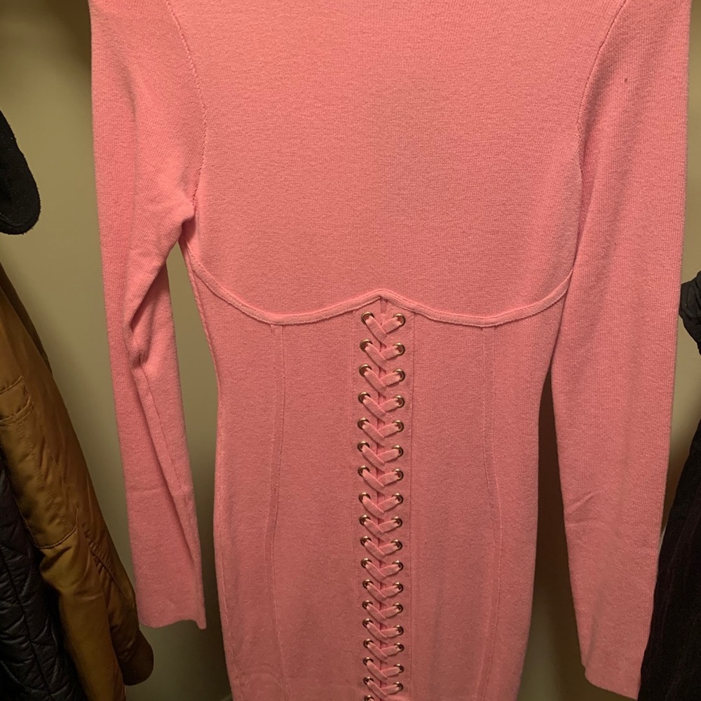 Pink Sweater Dress - Picture 5 of 5
